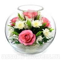 Розы в шаре